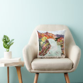 ジオン国立公園ウォーター絵画カラーカラフル クッション (椅子)