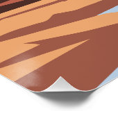 ジオン国立公園トラベルアート ポスター (コーナー)