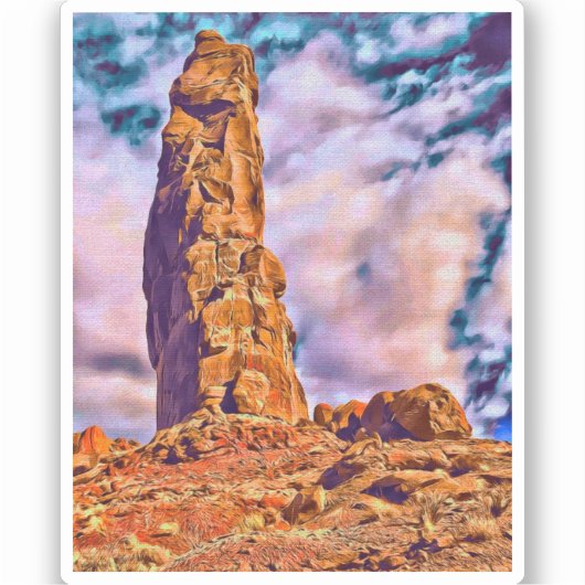 ジオン国立公園ビニールステッカー シール (正面)