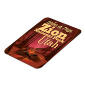 ジオン国立公園旅行ポスター マグネット (左側)