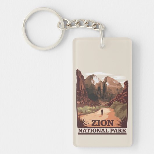 ジオン国立公園 キーホルダー (正面)