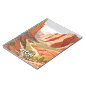 ジオン国立公園 | トラベルウォーター色の谷 ノートブック (左側)