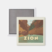 ジオン国立公園 |ナローズ マグネット (正面/裏面)