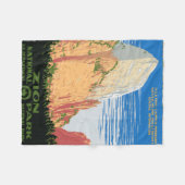 ジオン国立公園 フリースブランケット (正面(横))