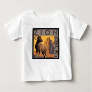ジオン国立公園 ラム ベビーTシャツ