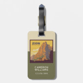 ジオン国立公園 |ラム ラゲッジタグ (裏面縦)