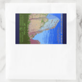 ジオン国立公園 長方形シール (バッグ)