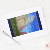 ジオン国立公園 長方形シール (封筒)