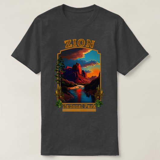 ジオン国立公園 Tシャツ (デザイン正面)