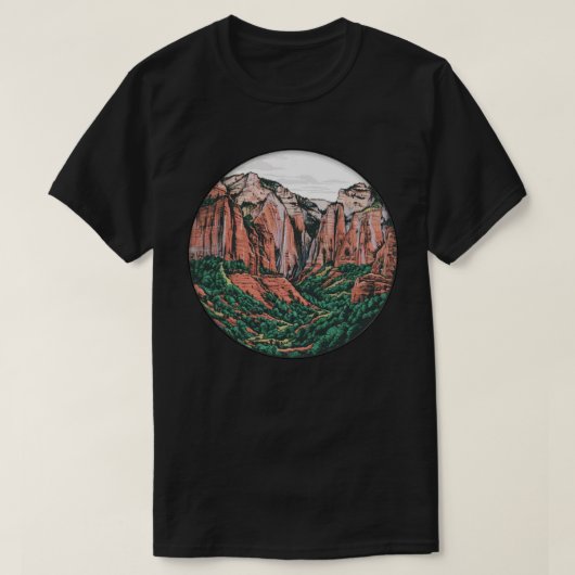 ジオン国立公園 Tシャツ (デザイン正面)
