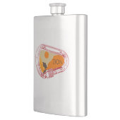 ジオン登山カラビナー フラスク (左)