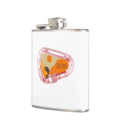 ジオン登山カラビナー フラスク (左)