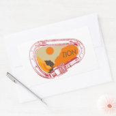 ジオン登山カラビナー 長方形シール (封筒)