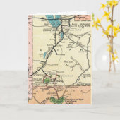 ジオン – グランドキャニオンヴィンテージマップ カード (黄色い花)