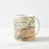 ジオン - グランドキャニオン地図マグ コーヒーマグカップ (正面右)