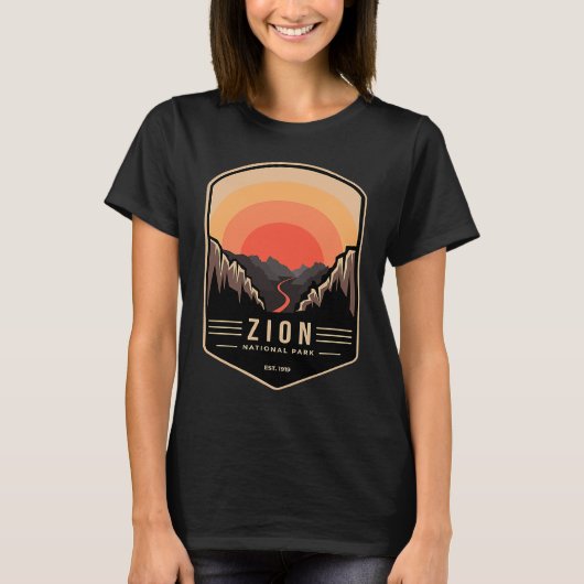ジオン・ナショナル・パーク レトロ ヴィンテージ Tシャツ (正面)
