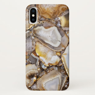ジオード抽象画 iPhone X ケース