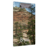 ジオ擦り切れたン国立公園の岩壁 クリップボード (右)