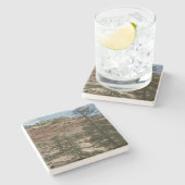 ジオ擦り切れたン国立公園の岩壁 ストーンコースター (横)