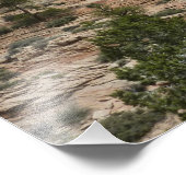 ジオ擦り切れたン国立公園の岩壁 フォトプリント            (角)