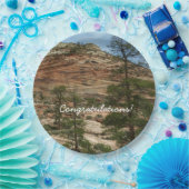 ジオ擦り切れたン国立公園の岩壁 ペーパープレート (パーティー)