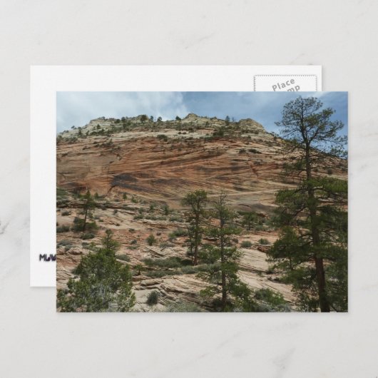 ジオ擦り切れたン国立公園の岩壁 ポストカード (正面/裏面)