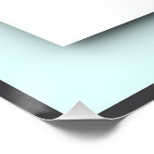 ジオ・イエロー・パープル・ダブル・ティーポット ポスター (コーナー)