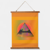 ジオ・ウッド・トッピング・ウォール・タペストリー 吊り下げ型タペストリー (正面2)