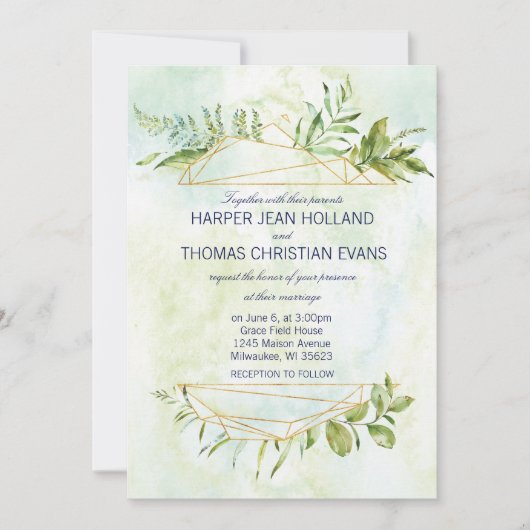 ジオ エンビー インビテーション カード (正面)