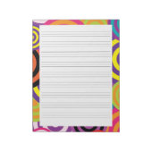 ジオ・サークル手書き手書き手書き練習問題紙 ノートパッド (回転)