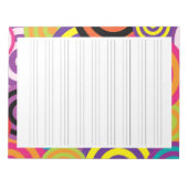 ジオ・サークル手書き手書き手書き練習問題紙 ノートパッド (正面)