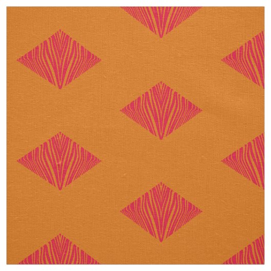 ジオ・ゼブラ・ピンク ファブリック (見本)