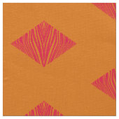 ジオ・ゼブラ・ピンク ファブリック (クローズアップ)