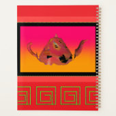 ジオ バンブー メイズ ティーポット レッド ケータラーズ プランナー手帳 (裏面)