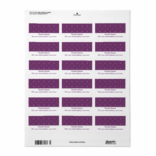 ジオ・フロックス ラベル (フルシート)