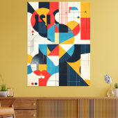 ジオ・リズム キャンバスプリント (インサイチュ (リビング))