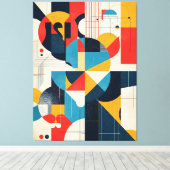 ジオ・リズム キャンバスプリント (インサイチュ (ウッドフロア))