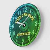 ジカスタムム時計 ラージ壁時計 (傾斜)