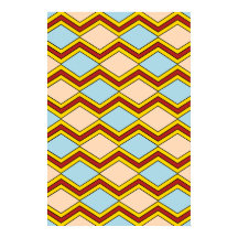 ジガグアンドダイヤモンド抽象芸術アート