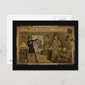 ジキルとハイドのポスターアート ポストカード (正面/裏面)