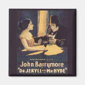 ジキル博士とハイド氏のヴィンテージ映画ポスター マグネット (正面)