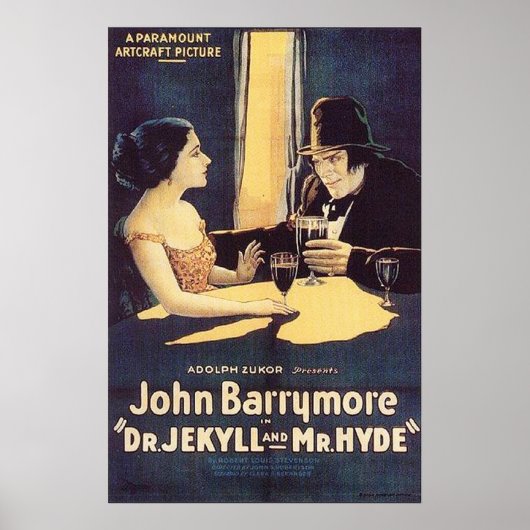 ジキル博士とハイド氏1920ポスター ポスター (正面)