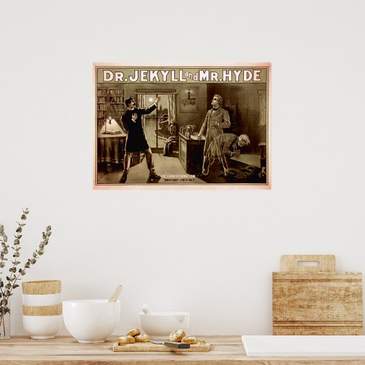 ジキル博士とハイド・ヴィンテージ氏のポスター2 ポスター (キッチン)