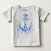 ジキル島ジョージアシークリーチャーいかり ベビーTシャツ (正面)