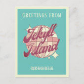 ジキル島ジョージアUSAレトロヴィンテージはがき ポストカード (正面)