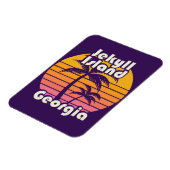 ジキル島ビーチグルジア マグネット (左側)