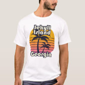 ジキル島ビーチグルジア Tシャツ (正面)