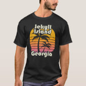 ジキル島ビーチグルジア Tシャツ (正面)