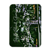 ジキル島GAホリデーライトオンライブオークツリー マグネット (縦)