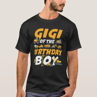 ジギオブザ誕生日ボーイ建築ワーカーマッチ Tシャツ